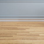 Clean wood flooring