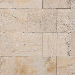 Natural stone floor