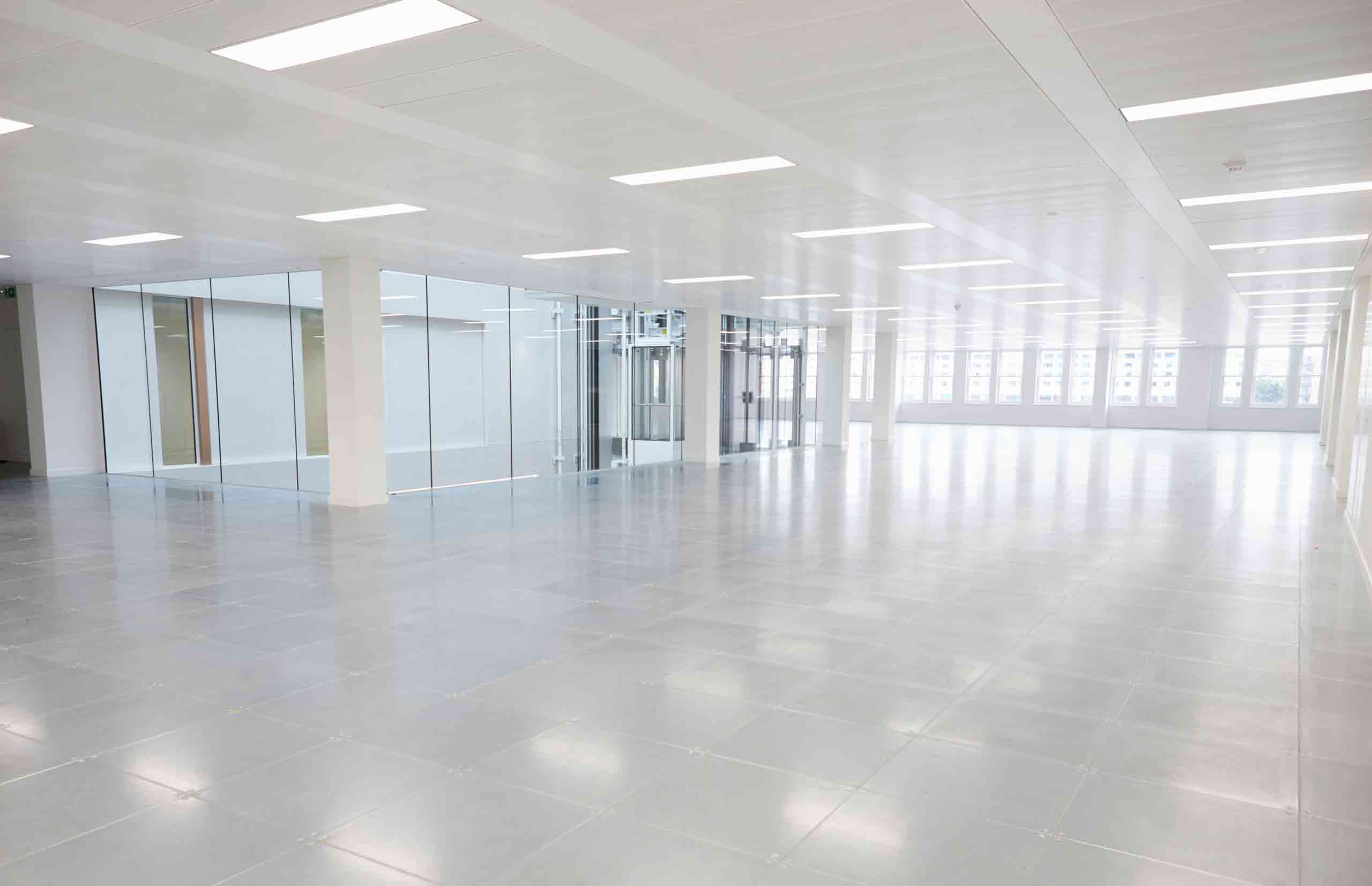 Large vacant open plan office space