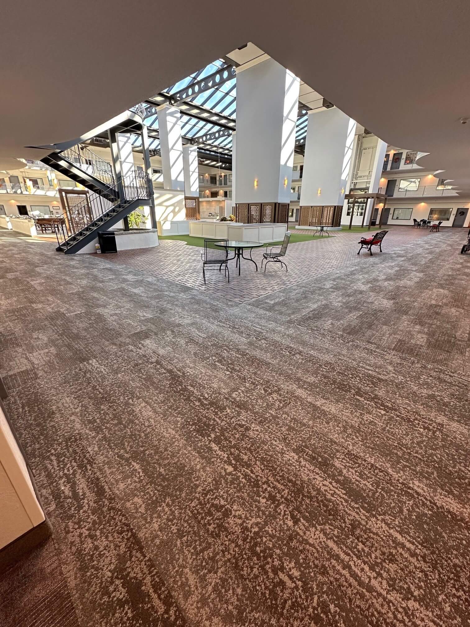 ACS' flooring installation work at Holiday Glenville, NY
